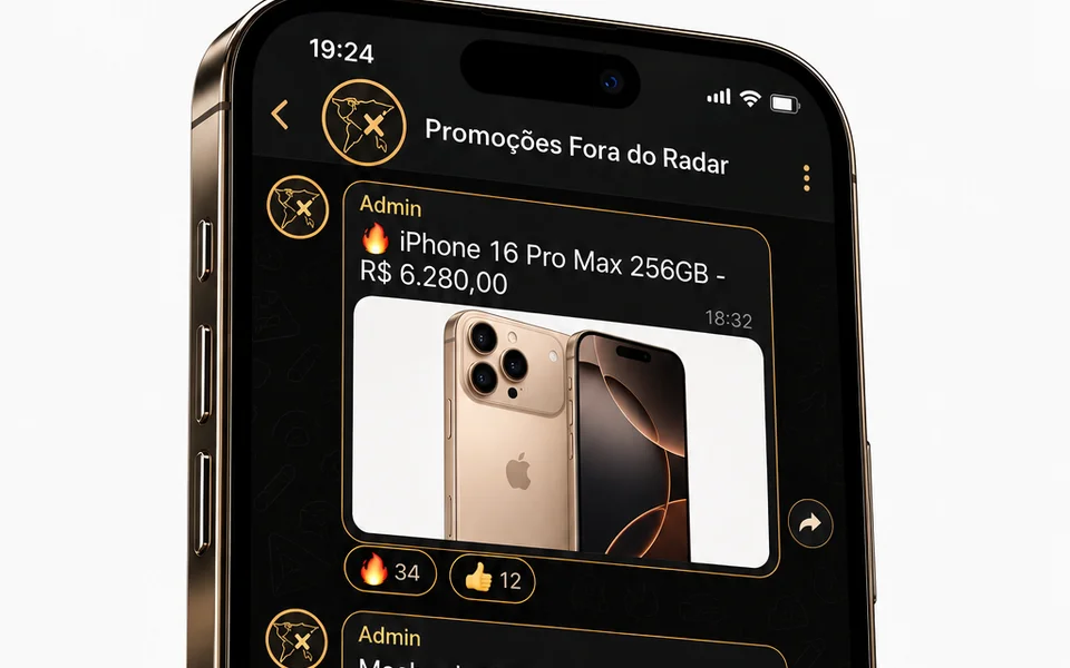 Prévia do grupo Promoções Fora do Radar no Telegram